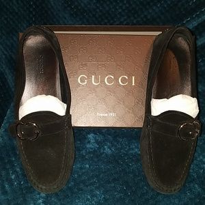 Gucci Sachalin Sport Driver loafers w/box